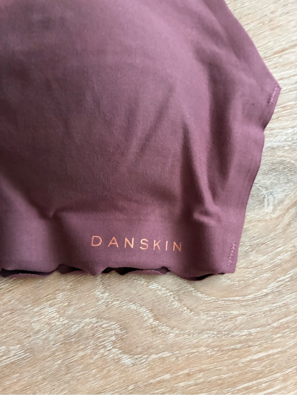 Danskin 3-Pack Scalloped Bralettes in Cream, Pink & Brown - Picture 9 of 9
